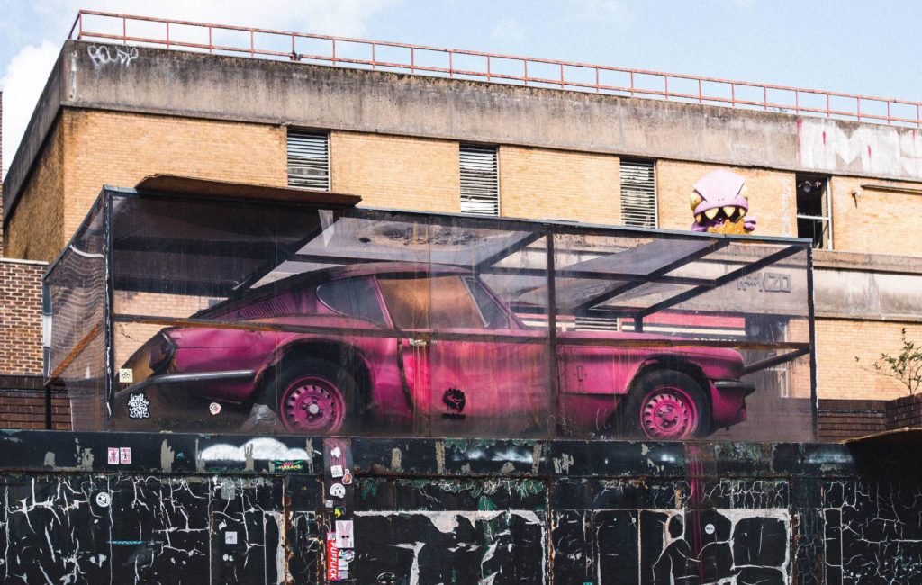 Banksys Car London