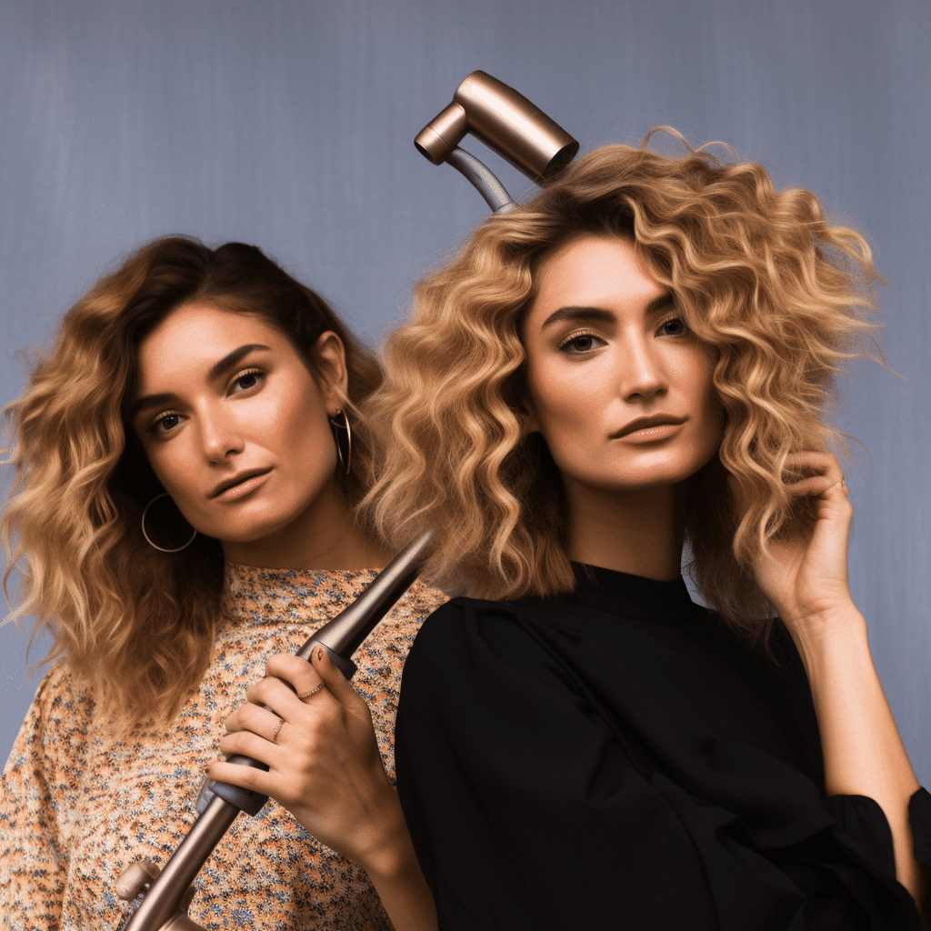 rotating curling iron