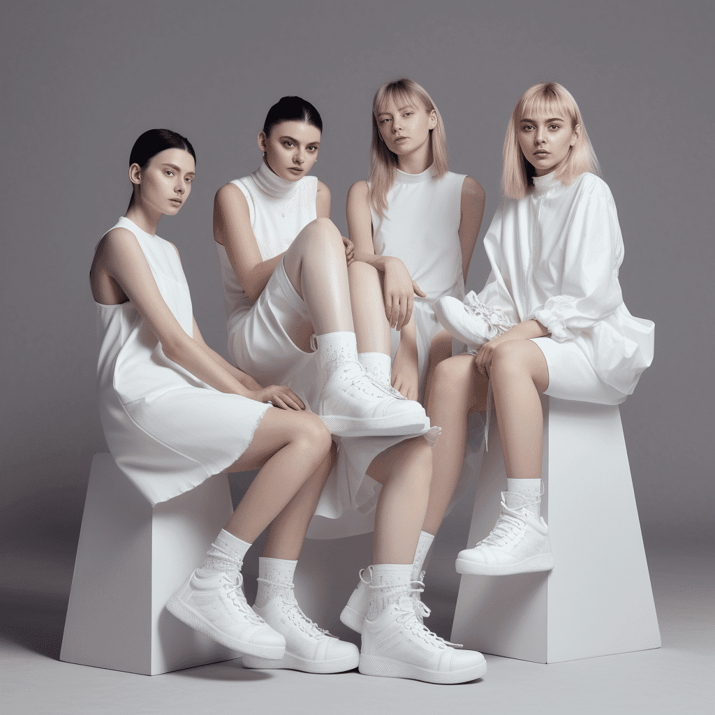 White Platform Sneakers