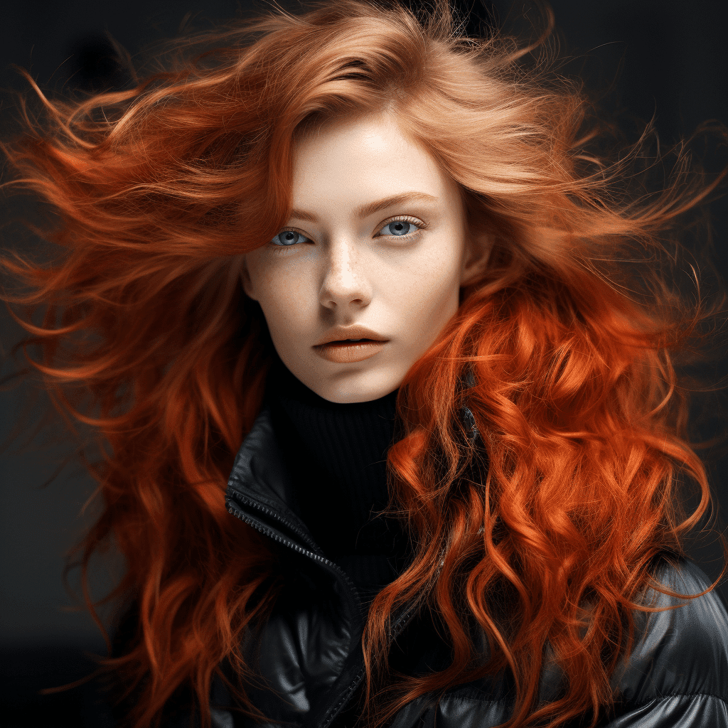 copper red hair