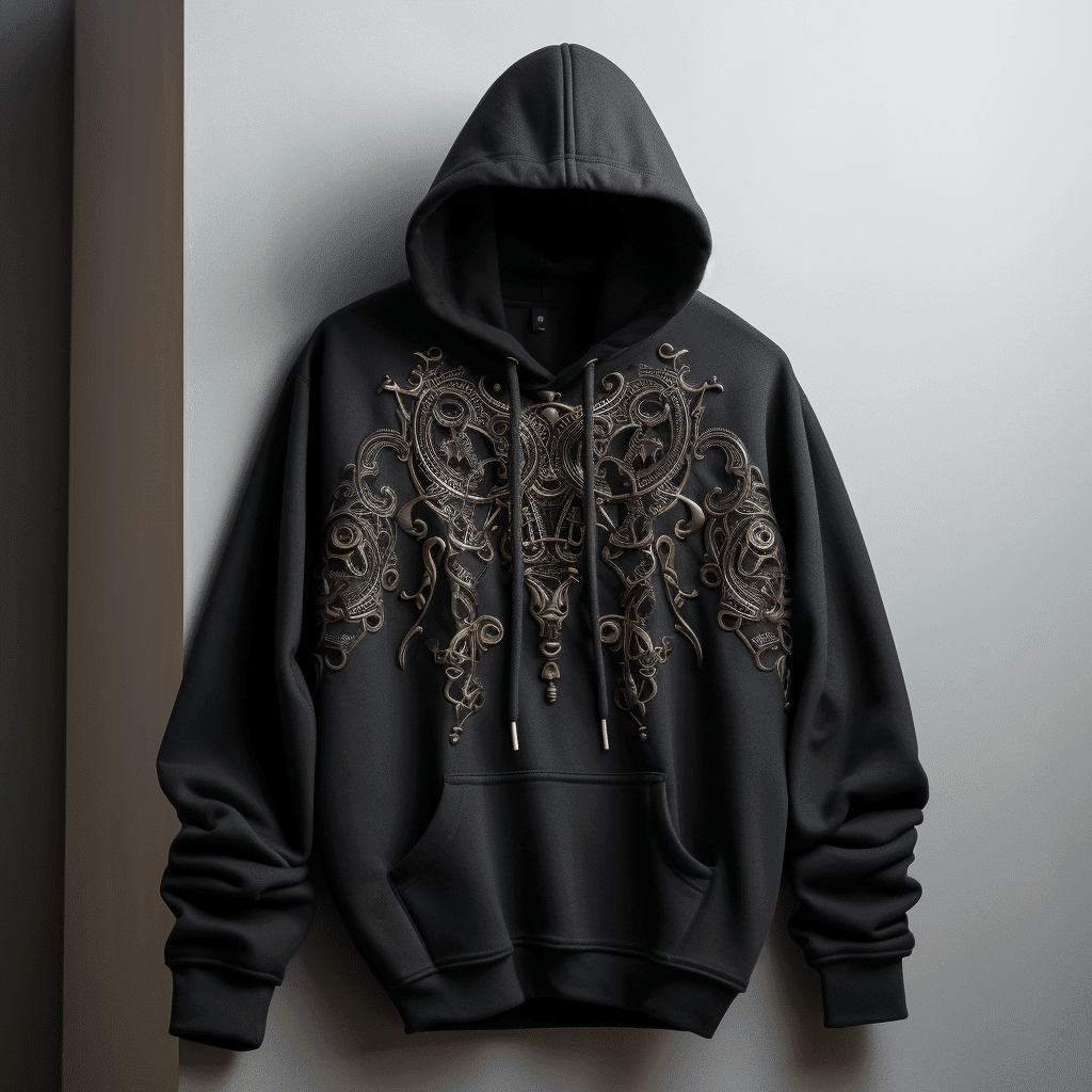 black hoodies