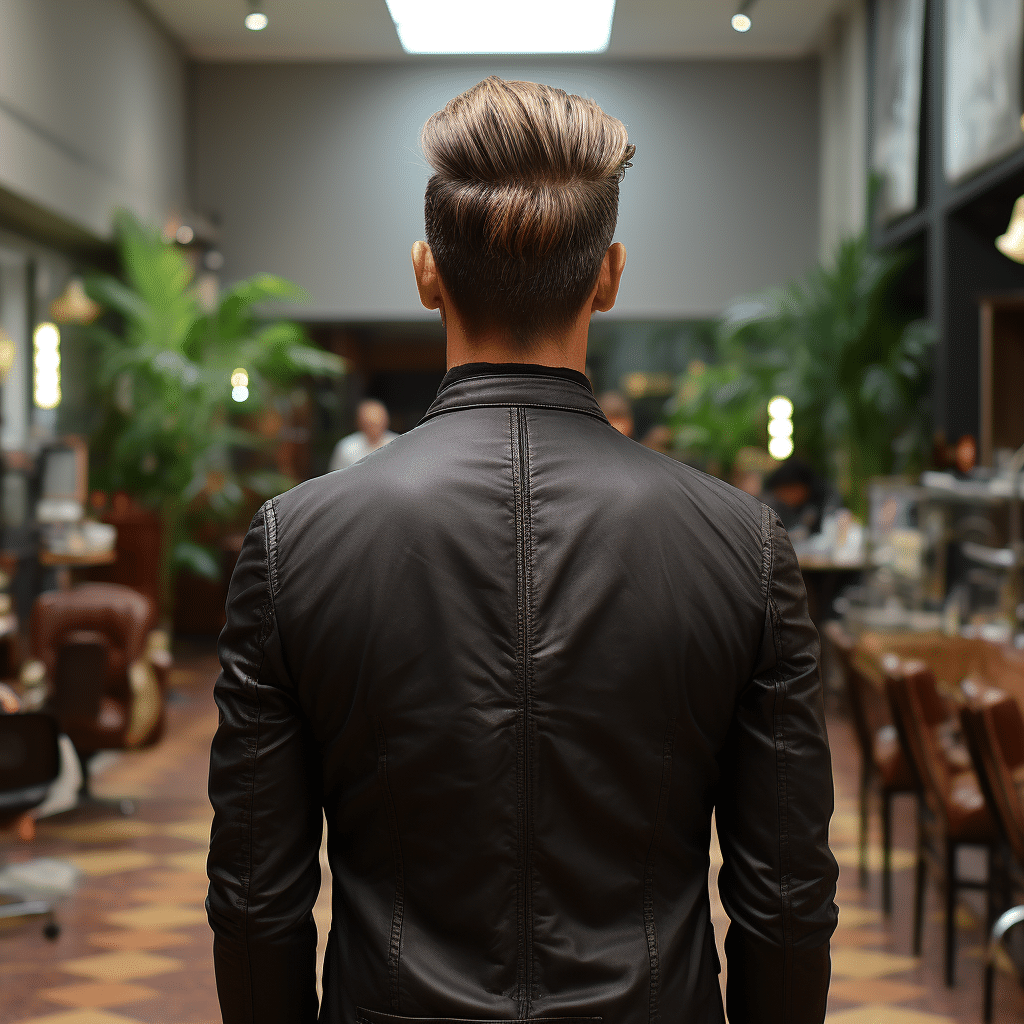 slick back hair