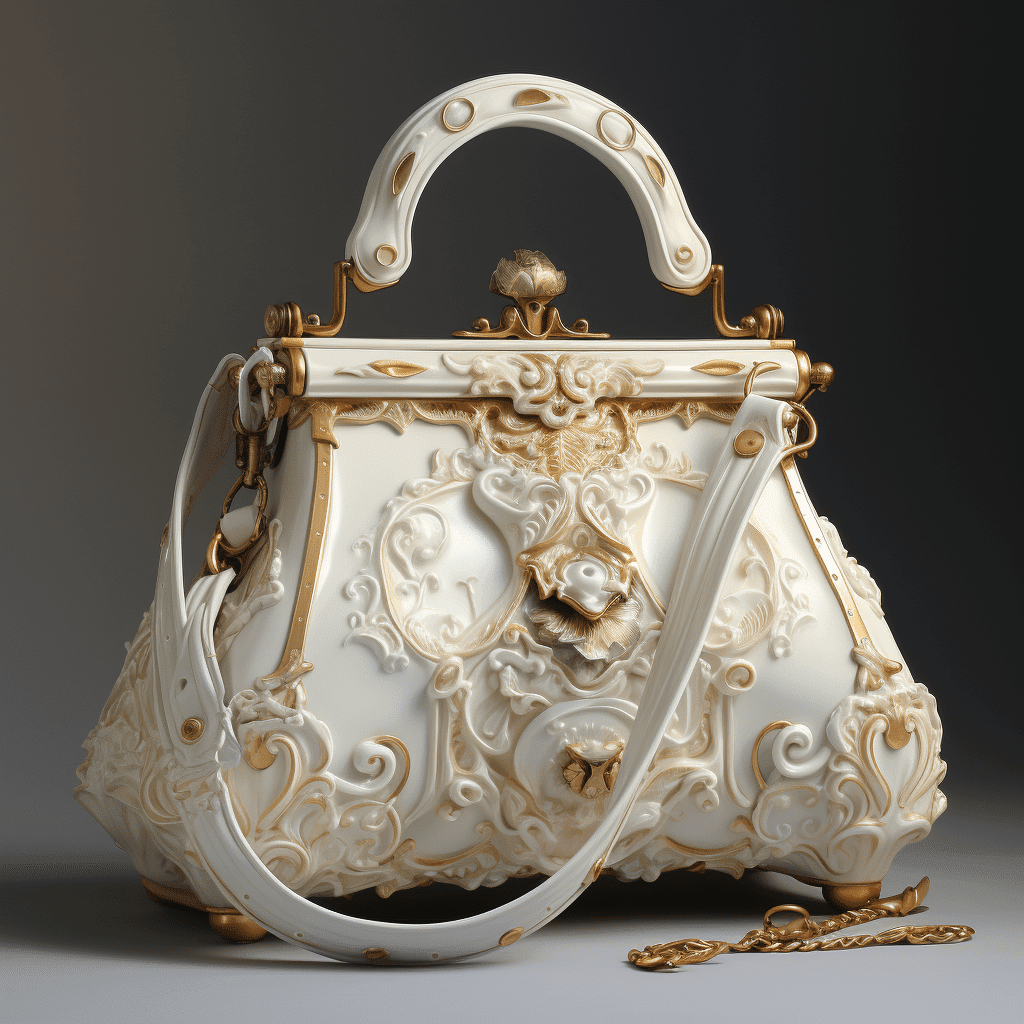 white purse
