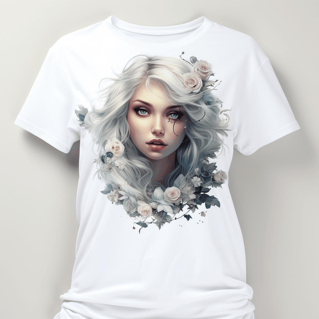 white tee