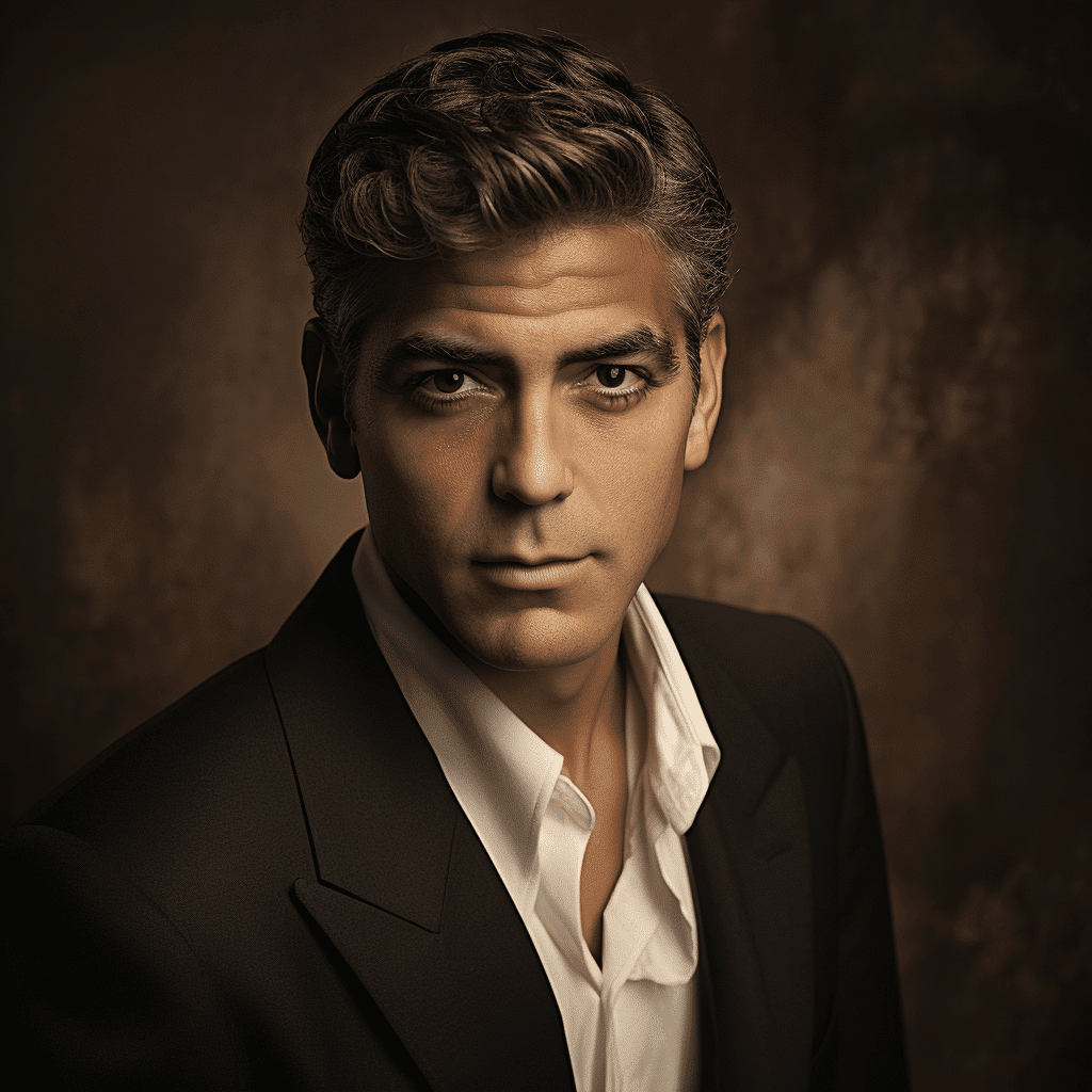 young george clooney