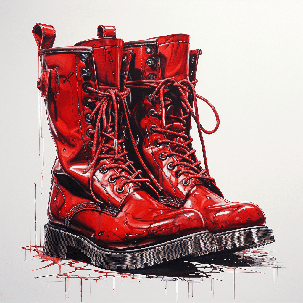 red boots