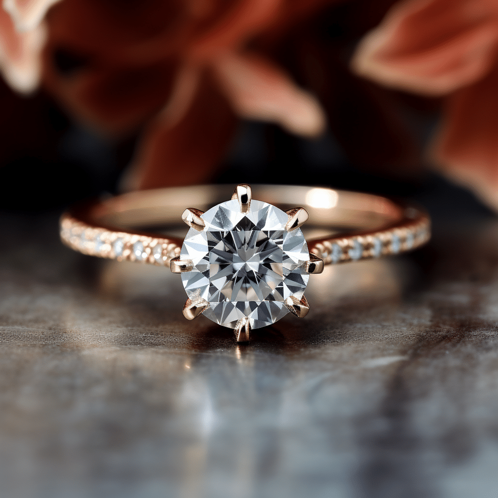 simple engagement rings