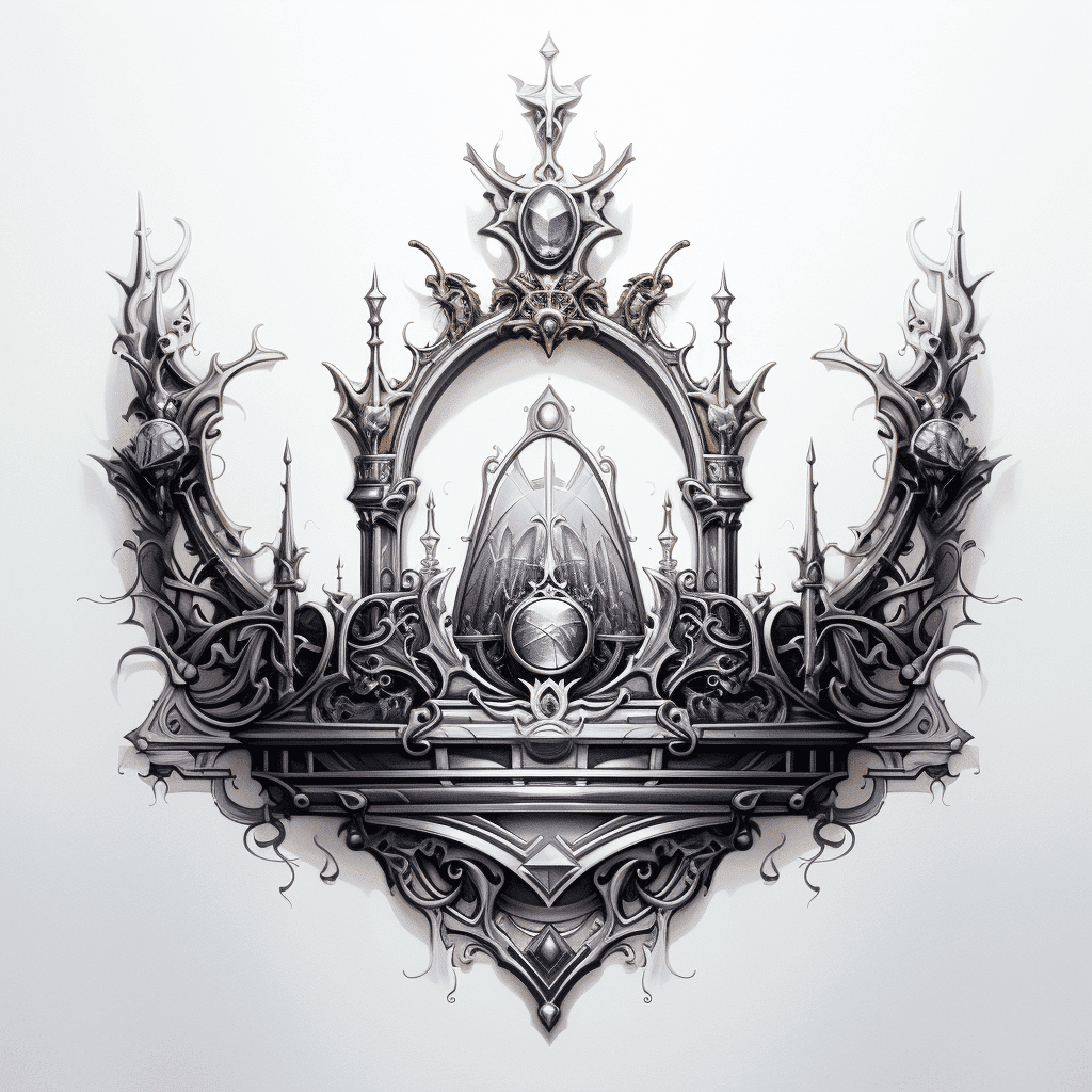 crown drawing