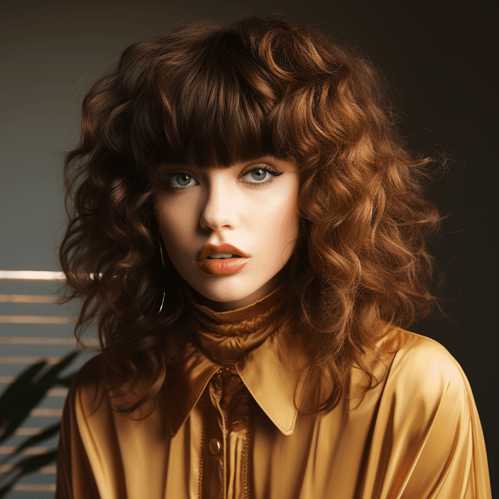 curly bangs