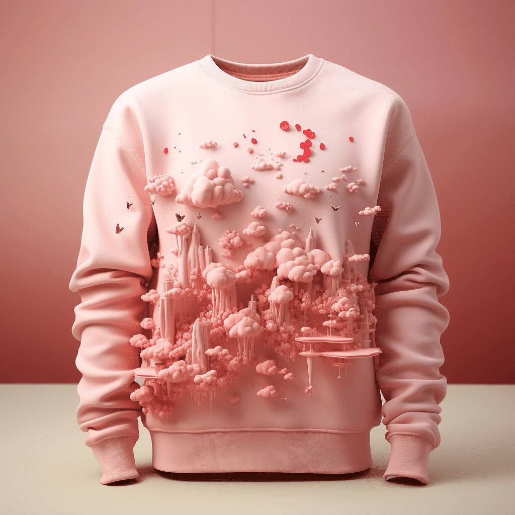 pink sweatshirt
