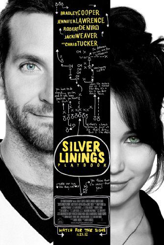Silver Linings Playbook (Bradley Cooper, Jennifer Lawrence, Robert De Niro) Movie Poster xNew. Ships Rolled In Shipping Tube.