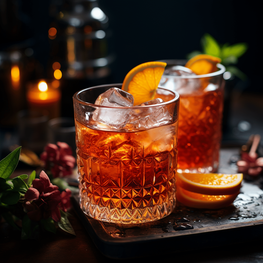 negroni sbagliato with prosecco