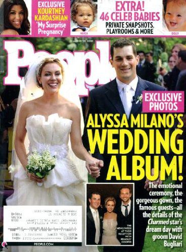 People August Aylssa Milano on Cover (Her Wedding Album), Celebrity Babies, Kourtney Kardashian   My Surprise Pregnancy
