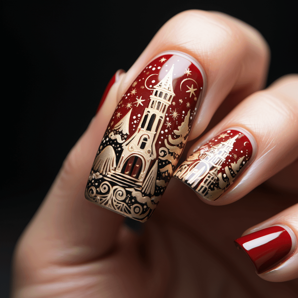 christmas nails