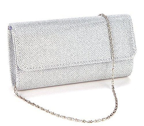 lovyoCoCo Evening Bag Clutch Purses for Women, Ladies Sparkling Party Handbag Wedding Bag