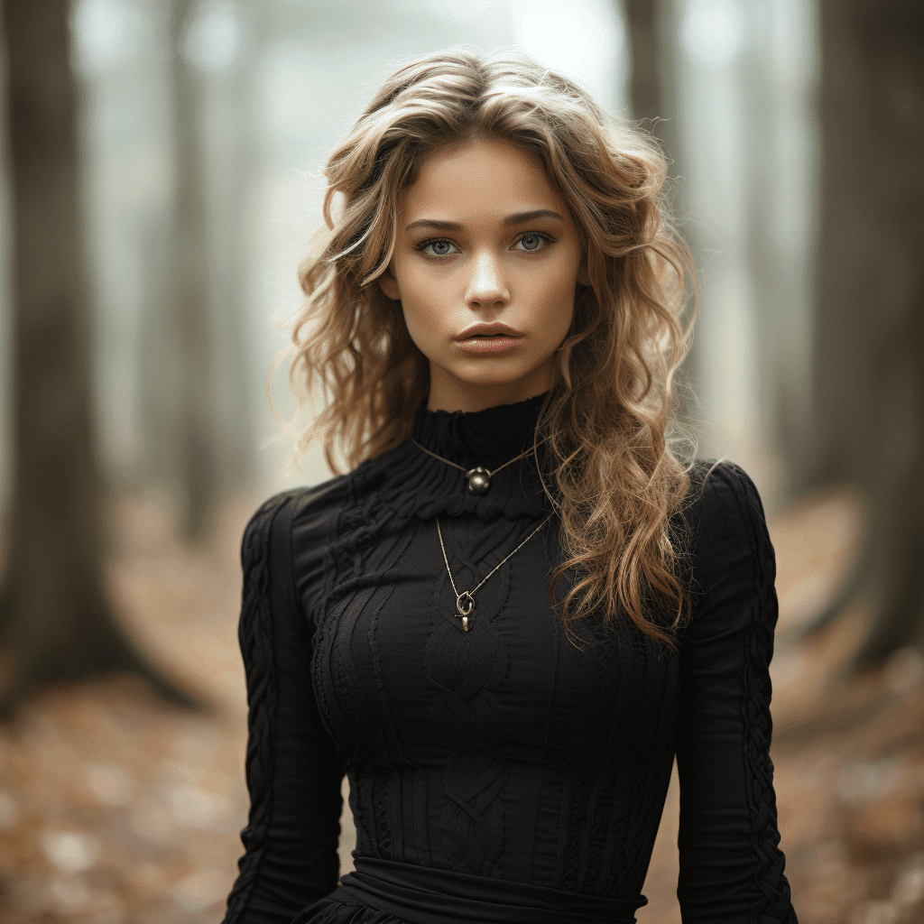 black sweater dress