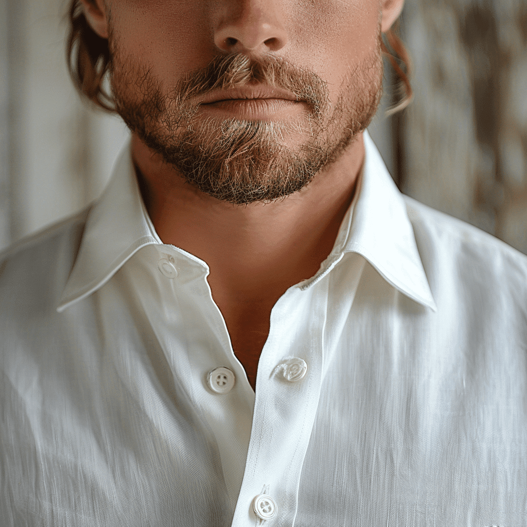 white button up shirt