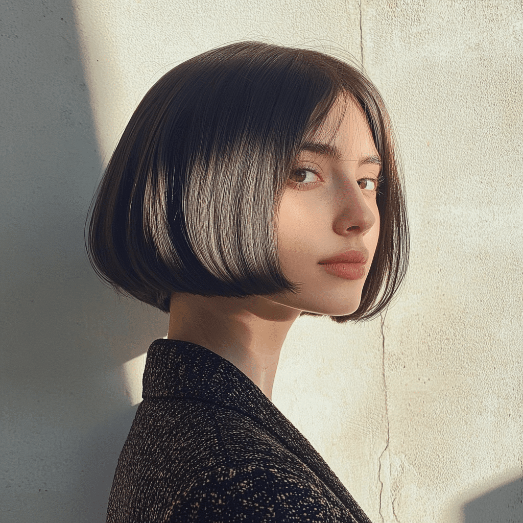 bob cut women