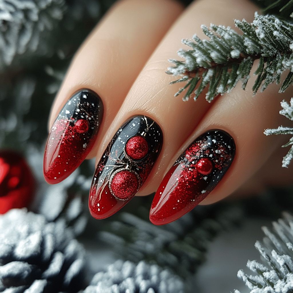 christmas nails 2025