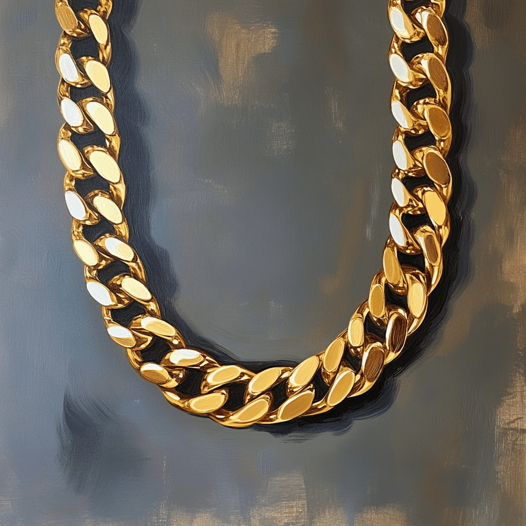 gold in chain