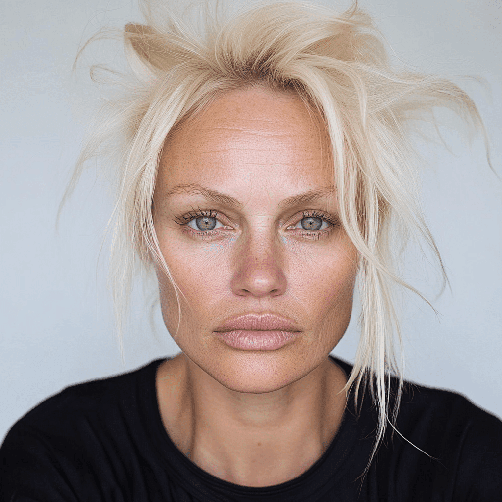 pamela anderson no makeup