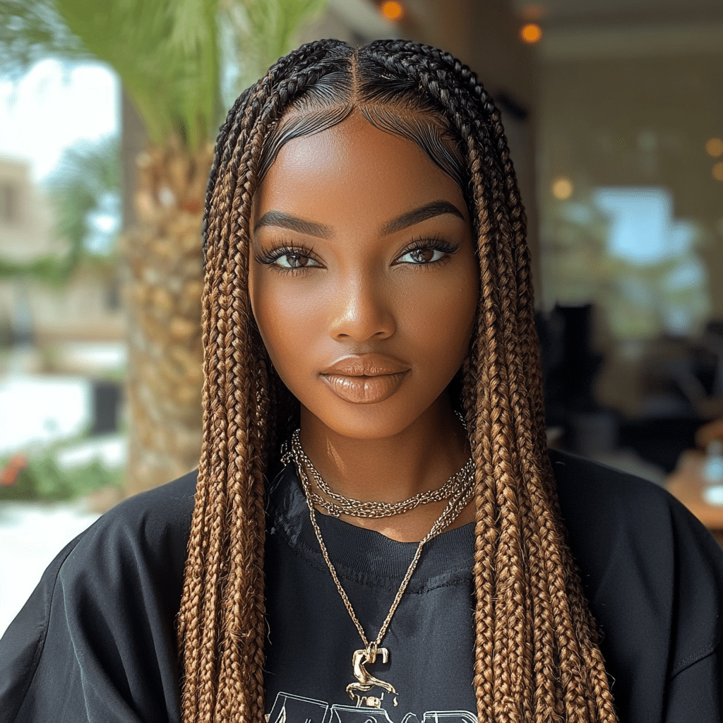 knotless box braids