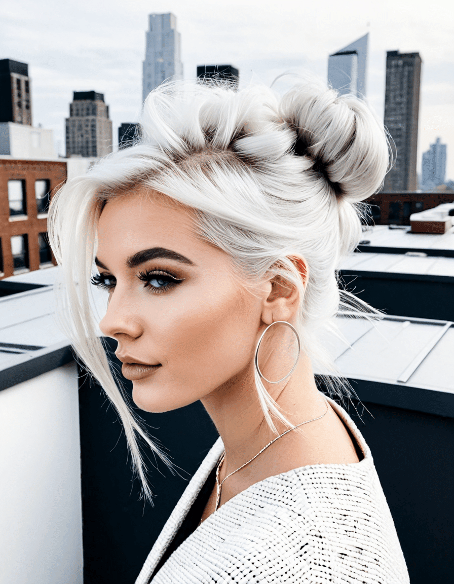 blonde hair