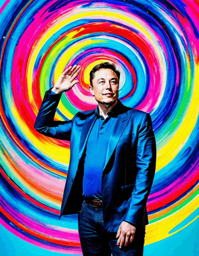 elon musk salute