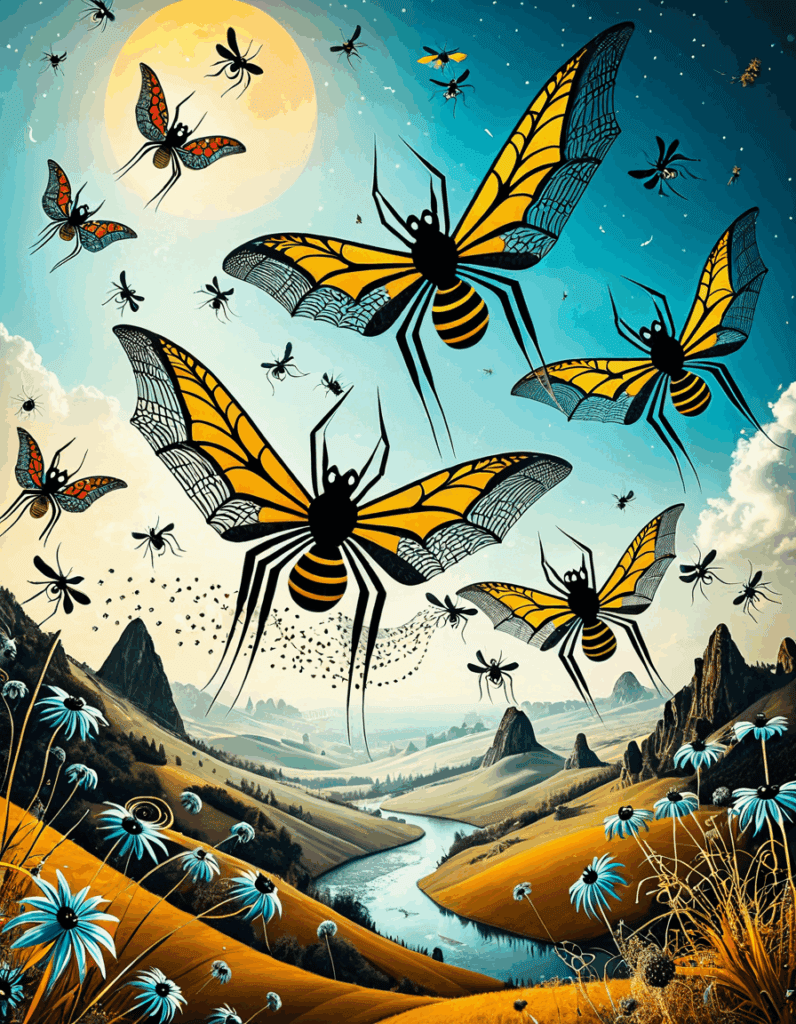 flying spiders
