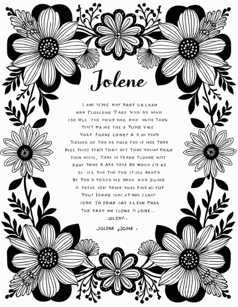jolene lyrics