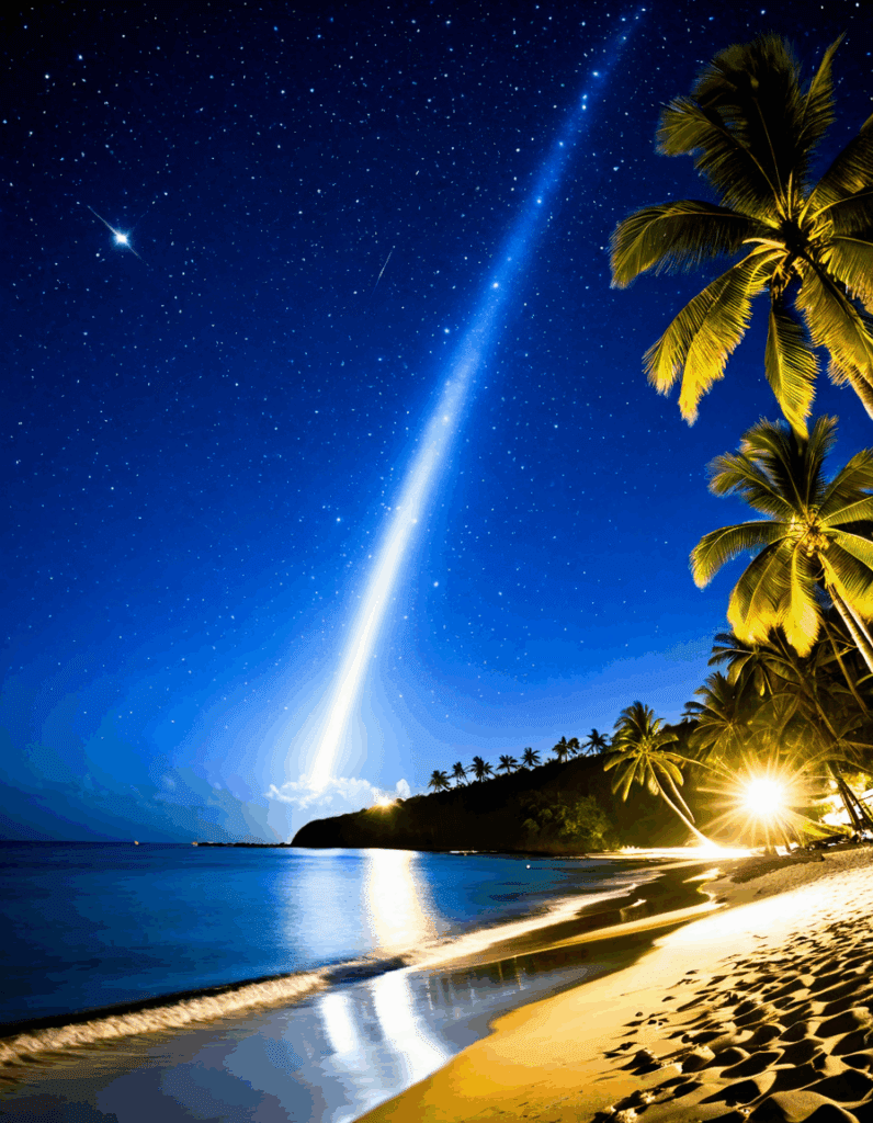 a comet will become visible in the night sky tonight