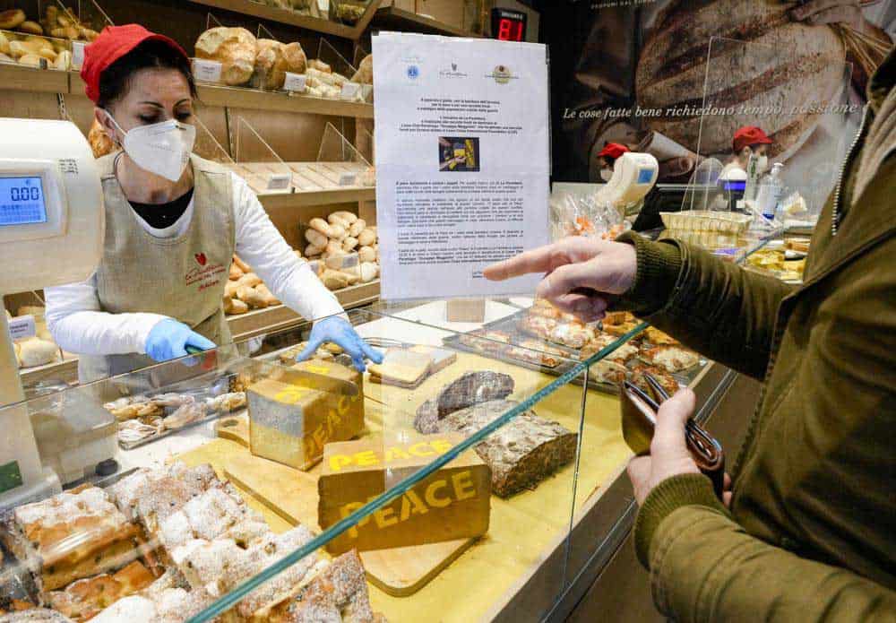 Italy baker makes peace bread, sweets to help Ukraine refugees
