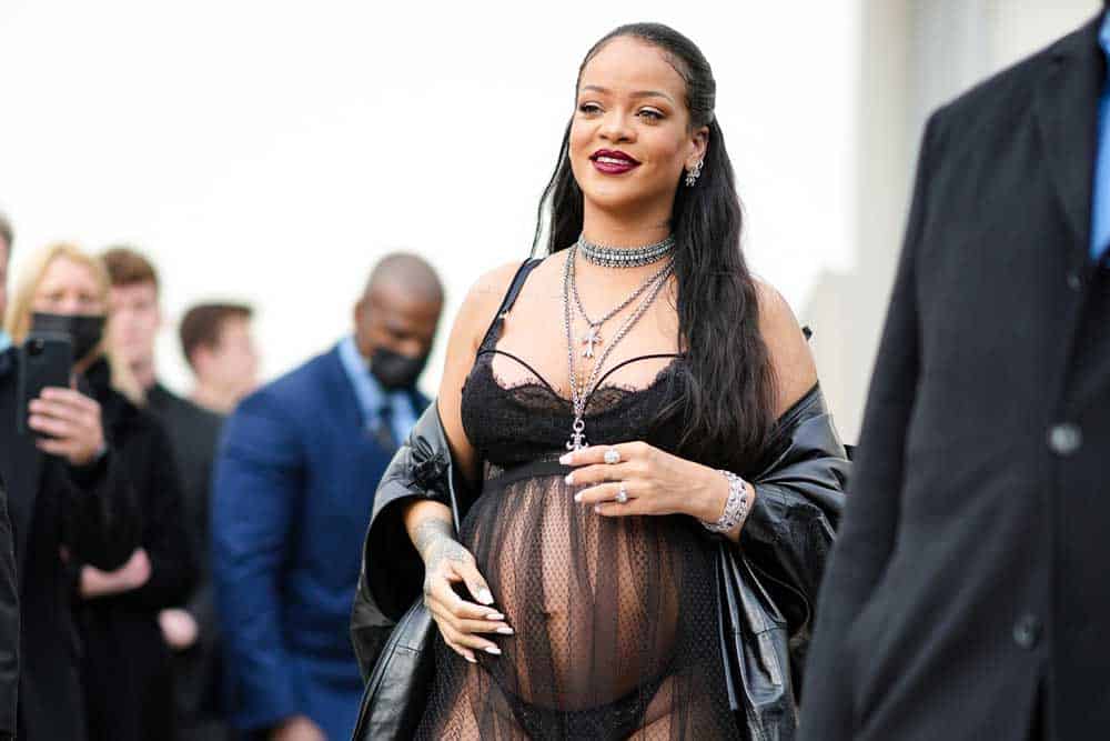 Rihanna discusses fashion and motherhood as the due date nears