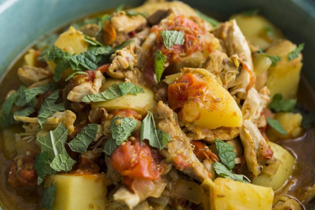 South Africa has a lighter and brighter chicken curry