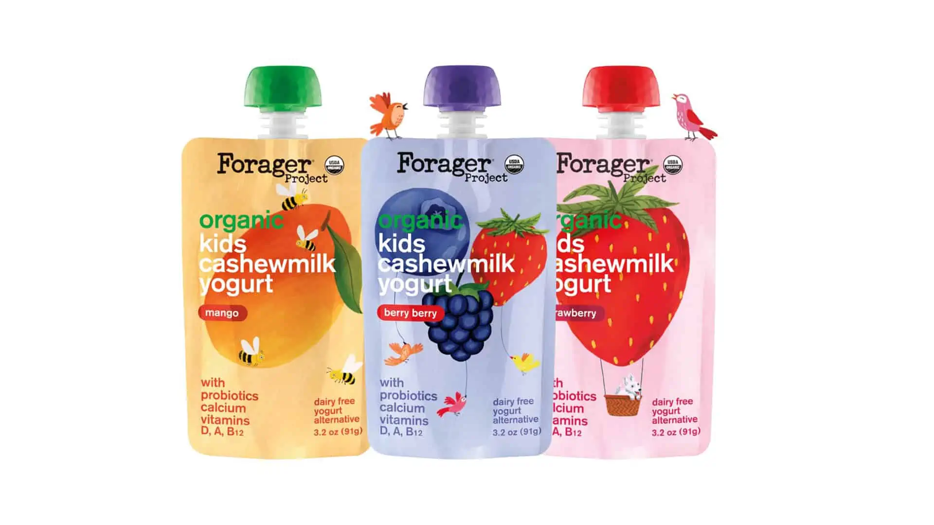 Forager Project®Launches a New Organic Kids Cashewmilk Yogurt Range