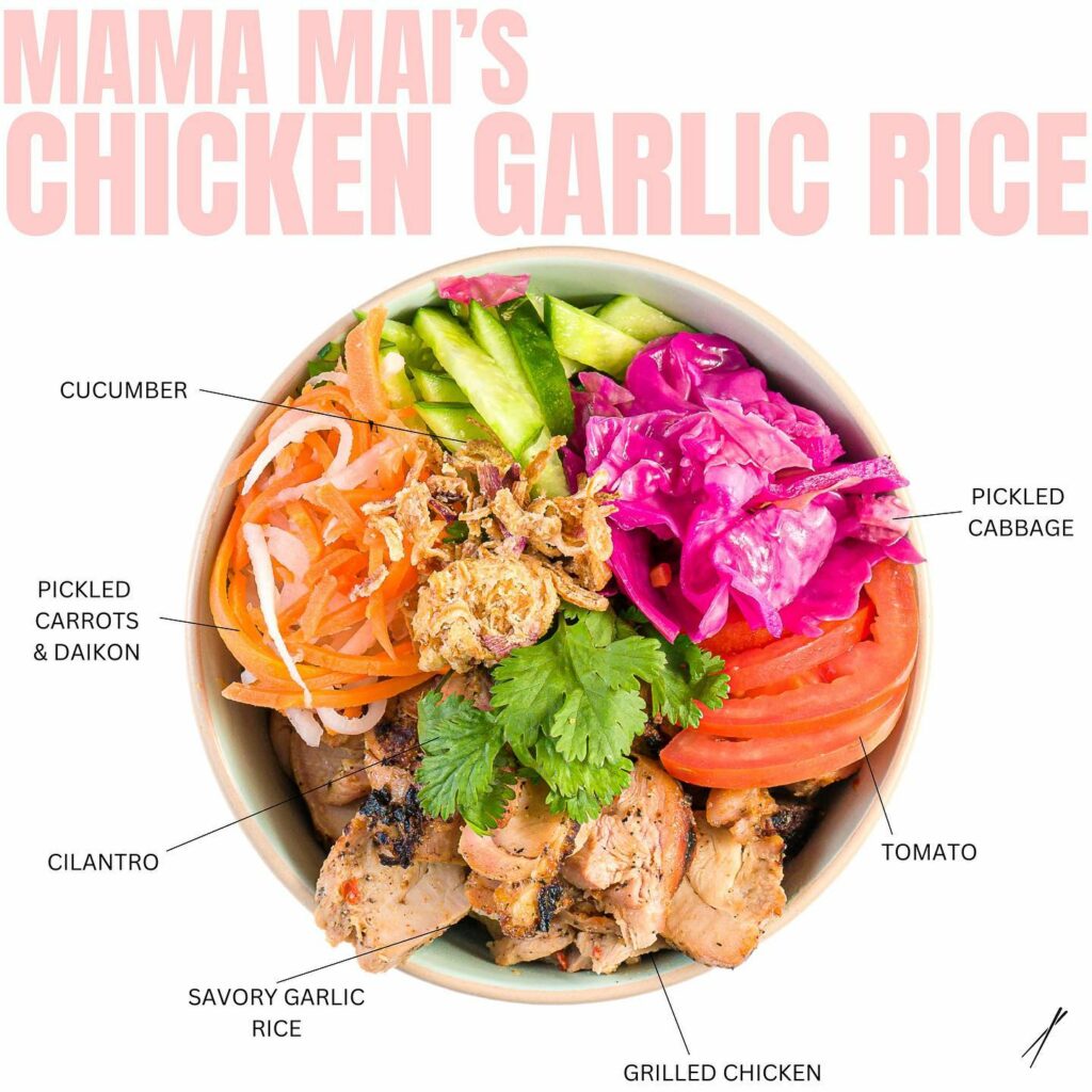 MY LAI Kitchen menu