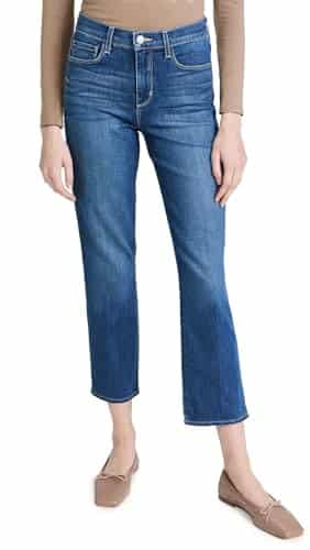 L'AGENCE Women's Alexia Cigarette Jeans, Byers, Blue,