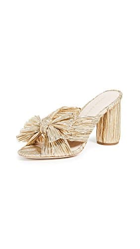 Loeffler Randall Women's Penny Heeled Sandal, Gold,