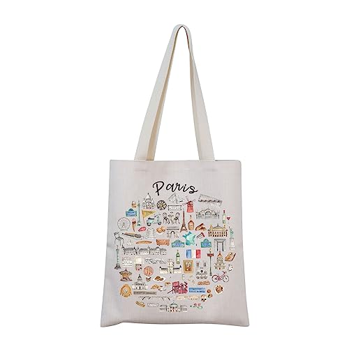 Paris City Tote Bag Paris Travel Gift Paris Gift Welcome to Paris Moving to Paris Gift (Paris tote Gift)