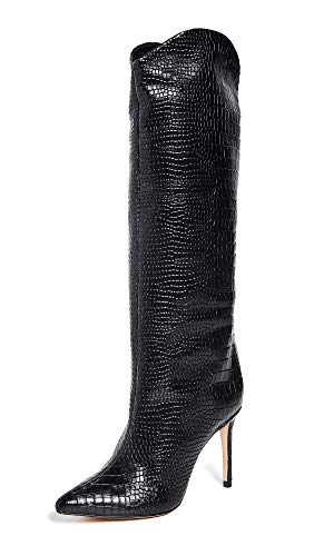 SCHUTZ Women's Maryana Leather Dress Boot (, Black)