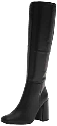 Steve Madden Women's Lizah Knee High Boot, Black,