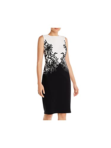 Tadashi Shoji Women's Dress, BlackIvory, Small