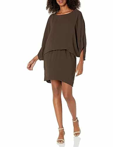 Trina Turk WomenÃ¢â¬â¢s Manhattan Dress, Brown Derby, Size SM (US Women's )