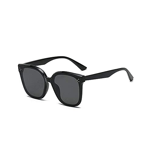 YUEBAJUN GM Gentle her sunglasses Women Monster Anti Blue Light Luxury Retro UVOversized Unisex Sunglasses for Men Women   black her