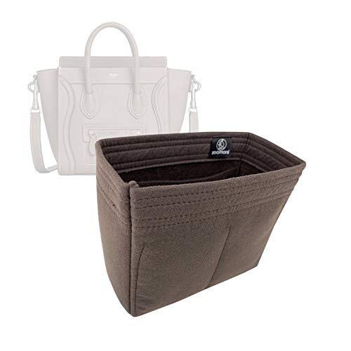 Bag Organizer for Celine Nano Luggage   Premium Felt (HandmadeColors)
