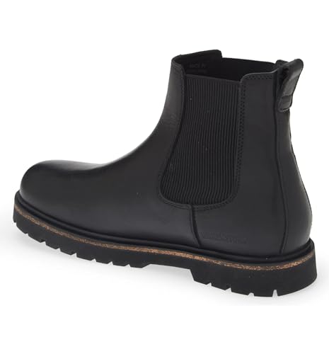 Birkenstock Highwood Men's Leather Chelsea Boot, Black, EU