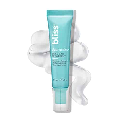 Bliss Clear Genius Acne Spot Treatment   Fl Oz   Maximum Strength % Salicylic Acid Shrinks Blemishes   Clean   Vegan & Cruelty Free