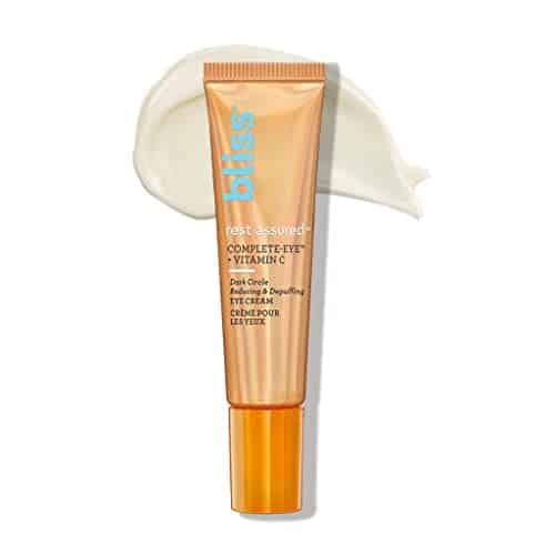 Bliss Rest Assured â¢ Eye Cream with Vitamin C & Caffeine   Fl Oz   Dark Circle Reducing & Depuffing Eye Cream   Clean   Vegan & Cruelty Free