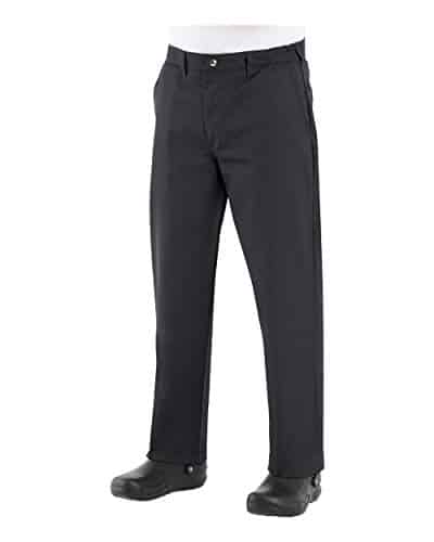 Chef Designs Men's Chef Pant, Black,  x L