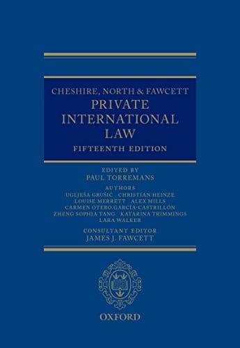 Cheshire, North & Fawcett Private International Law